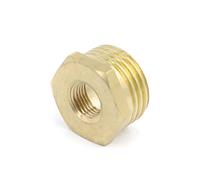 Boccola esagonale Adattatore femmina, Raccordo riduttore for tubo con boccola esagonale in ottone, filettato da F a M, misure multiple, color oro(F 1/8"-M 1/2")