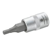 Boccola esagonale interna 3 mm Lunghezza: 37 mm TOOLCRAFT 816068 Elicaore: 1/4 (6.3 mm) 1 pc(i)