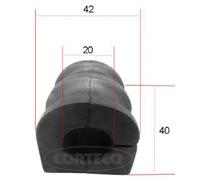 CORTECO 49371657 Gommino barra stabilizzatrice