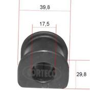 Boccola in gomma barra stabilizzatrice 49371775 CORTECO per AUDI SEAT