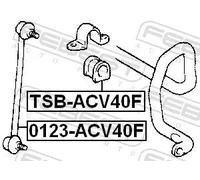FEBEST TSB-ACV40F Supporto, Stabilizzatore per LEXUS,TOYOTA,TOYOTA (GAC)