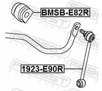 Boccola in gomma barra stabilizzatrice Assale posteriore BMSB-E82R FEBEST