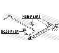 FEBEST NSB-P12R2 Gommino barra stabilizzatrice