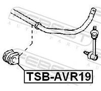 Boccola in gomma barra stabilizzatrice Assale posteriore TSB-AVR19 FEBEST