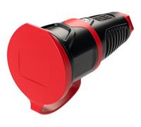 Boccola in gomma portatile con tappo 16A 2P+Z TAURUS2 2511-sr