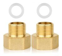 Boccola in ottone girevole a 360 gradi da 1/2F a 3/8M per bsp 360 gradi | Dimensioni standard 1/2F 3/8M, integrazione idraulica senza cuciture, compatibile con sistemi a gas e acqua