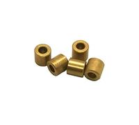 Boccola industriale, 5 pezzi 3x6x6mm in lega di rame, perno da 3mm, albero scorrevole, piccole boccole in ottone for cuscinetti, mini motore for ventola, boccola in bronzo sinterizzato