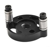 Boccola per Manicotto di Perforazione in Acciaio al Carbonio da 3 a 10 mm per Accessori per tasselli filettati M14,Guida di Perforazione per Lavorazione del Legno di precisione e localizzatore di for