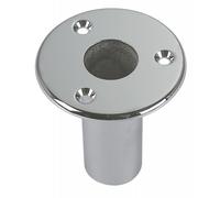 BOCCOLA PER PALI TELI ø 25 mm - OTTONE CROMATO - NAUTICA BARCA