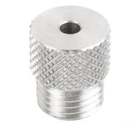 Boccola per trapano in acciaio inossidabile per dima di tassello M14, localizzatore guida per foratura del legno da 3-10 mm, per punzonatura di precisione per la lavorazione del legno, argento (4 mm)