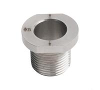 Boccola per trapano M20 da 8 mm e 15 mm, per la lavorazione del legno, per la lavorazione del legno, per ridurre al minimo la deriva delle punte durante la foratura (15 mm)
