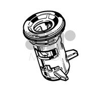 BOCCOLA PORTA SINISTRA SENZA CHIAVE PER FIAT PUNTO 99> 3PORTE