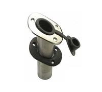 Boccola portacanna a incasso in acciaio inox