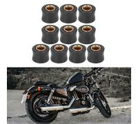 Boccola Posteriore Ammortizzatore Gomma Set Universale 10mm 10pcs Nero Cuscino