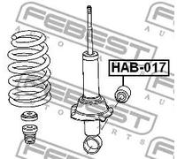 Boccola sospensione HAB-017 FEBEST per HONDA STREAM CR-V II ACCORD VII Tourer