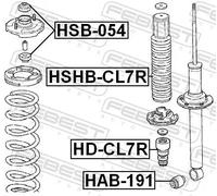 Boccola sospensione HAB-191 FEBEST per HONDA ACCORD VII Tourer ACCORD VII