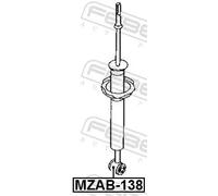 Boccola sospensione Occhiello inferiore MZAB-138 FEBEST per MAZDA DEMIO