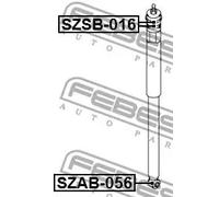 Boccola sospensione Occhiello inferiore SZAB-056 FEBEST per SUZUKI FIAT