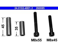 ATE 24.0102-4801.2 Kit manicotti di guida Pinza freno per VW GOLF III (1H1)