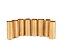 Boccole a grillo a molla fogliare Bronzo 8pcs Assorbimento di smorzamento del rumore di usura ad alta temperatura per le molle a doppio occhio equalizzatori ID 9/16 pollici OD