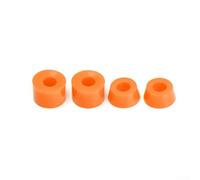 Boccole coniche in poliuretano per skateboard e camion, 11 x 16 mm, alta elasticità, kit di ricostruzione per longboard e sospensioni resistenti all'abrasione, parti di ricambio (arancione)