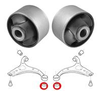 Boccole Dei 2 Bracci Anteriore Per HYUNDAI SONATA IV/V