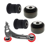 Boccole Dei Due Bracci Anteriori, Compatibile Fiat Punto 188, Idea 350