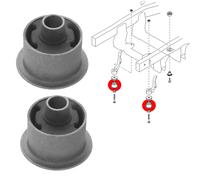 Boccole Dei Supporti Differenziale Anteriore Per KIA SORENTO FY, BL
