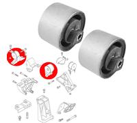 Boccole Dei Supporti Motore Sinistro, Destro Per Opel Agila A 1.3CDTi Ø81,2mm