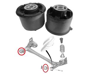 Boccole Del Corpi Asse Posteriore, Treno Posteriore per Peugeot Partner B9