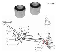 Boccole Della Tige/Balanciere Posteriore Per Lancia Thema