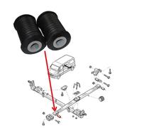 Boccole Di Molle A Lame Sospensione Posteriore, Per Renault Master