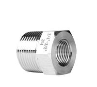 Boccole di riduzione in acciaio inossidabile 304 Raccordi for tubi BSPT maschio-femmina 1/8"1/4"3/8"1/2" 3/4"1" Alta pressione 6000 psi(BSPT3I4 - BSPP1I4)
