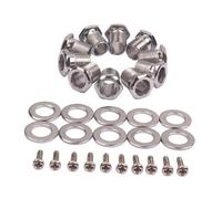 Boccole Filettate Gc904 per Ukulele, Set 10 Pezzi Ferrule
