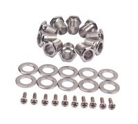 Boccole Filettate per Chitarra Gc904 Set 10 Pezzi Ferrule