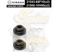 Boccole in gomma staffe radiatore originali 21543-65F10 x2 / 21506-10V00 x2 N...