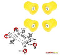 Boccole Poliuretano Culla Posteriore per BMW Serie 7 III E38 (94-01)