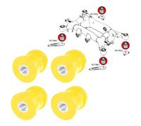 Boccole In Poliuretano Sport Per Assale/Cassa Posteriore, BMW Serie 6 E63 E64