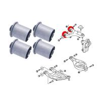 Boccole Per 2 Bracci Superiori Posteriori, Compatibile Nissan PATROL Y62