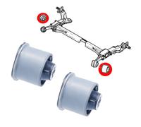 Boccole Per Assi Posteriori, Per Citroen C2, C3, Peugeot 1007