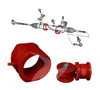 Boccole Per Cremagliera Dello Sterzo Per Mitsubishi LANCER Evo IX