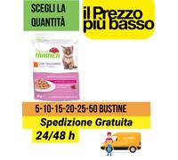Bocconcini in salsa Natural Trainer Kitten e Young per gattini 85 gr al tacchino
