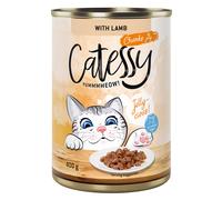 Bocconcini in Salsa o Gelatina Catessy 12 x 400 g Umido per gatto - con Agnello in Gelatina