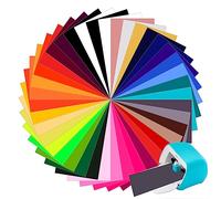 Bocguy 40PCS Smart iron on per Cri-cut Joy, 14cm*30.5cm Vinile Termoadesivo, Vinile Trasferimento Termico, Termovinile per Tessuti