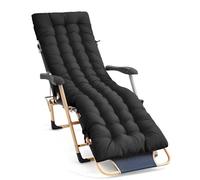 Bocguy Coussins Pour Bains De Soleil，170x50x10 CM Chaise Longue Jardin，Matelas Transat Bain De Soleil Chaise Longue Exterieur Pour Jardin Terrasse Balcon