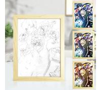 Bocguy Decorazione da parete a LED, per decorazione della casa, camera da letto creativa e regalo