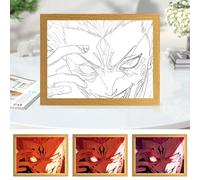 Bocguy Decorazione da parete a LED, per decorazione della casa, camera da letto creativa e regalo