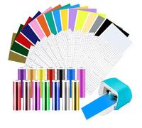 Bocguy Smart Vinyl Permanent for Cri-cut Joy, 14 cm x 30,5 cm, pellicola di trasferimento plotter per computer portatili, telefoni, pareti e molto altro ancora