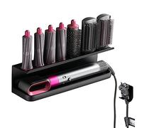Bocguy Supporto per Montaggio a Parete per Accessori Dyson Airwrap Styler, Supporto per La Conservazione Senza Perforazione con Colla per Dyson Airwrap, Rack di Stoccaggio per La Casa del Bagno