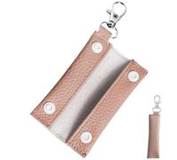 Boches per bambini, piccola moneta per monete, borsa portaoggetti impermeabile per monete da viaggio con portachiavi | borsa cosmetica in pelle compatta PU per chiavi per piccole ricevute, C, cachi